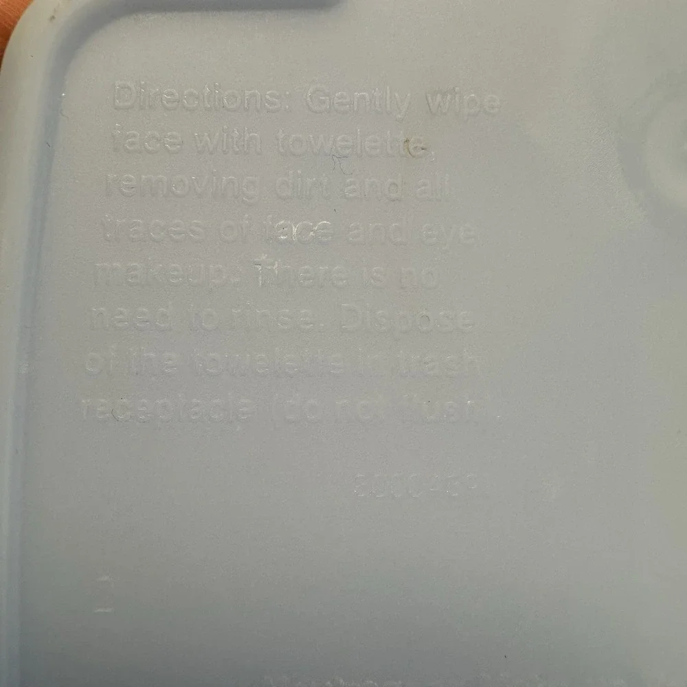 Neutrogena Make Up Wipes Refillable Container Empty Container Only